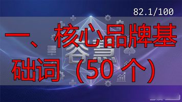 核心词属性词品牌词_核心词属性词品牌词营销词_一、核心品牌基础词（50 个）