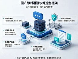 政务内网加密即时通讯软件，选型核心看安全与部署