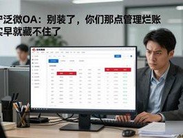 西宁泛微 OA：别装了，你们那点管理烂账其实早就藏不住了