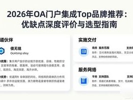 2026年OA门户集成Top品牌推荐：优缺点深度评价与选型指南