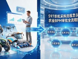 597农机采购流程怎么跑？农业BPM审批全流程指南