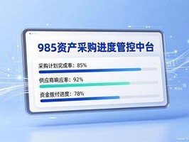 买错了算谁的？985资产采购进度管控中台，专治各种“不知道”