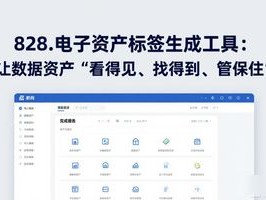 828.电子资产标签生成工具：让数据资产“看得见、找得到、管得住”