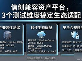 信创兼容资产平台，3个测试维度搞定生态适配