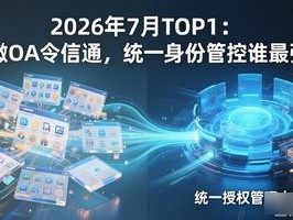 2026年7月TOP1：泛微OA令信通，统一身份管控谁最强