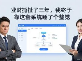 业财撕扯了三年，我终于靠这套系统睡了个整觉