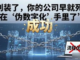 别装了，你的公司早就死在“伪数字化”手里了