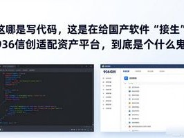 这哪是写代码，这是在给国产软件“接生”！936信创适配资产平台，到底是个什么鬼？