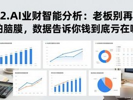 82.AI业财智能分析：老板别再拍脑袋，数据告诉你钱到底亏在哪