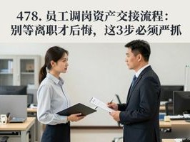 478.员工调岗资产交接流程：别等离职才后悔，这3步必须严抓