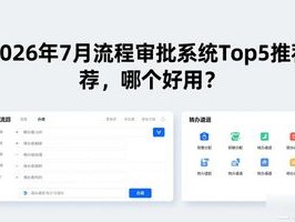 2026年7月流程审批系统Top5推荐，哪个好用？