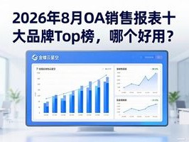 2026年8月OA销售报表十大品牌Top榜，哪个好用？
