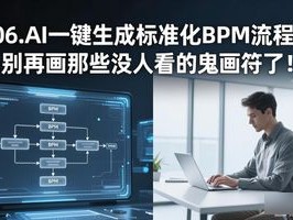 506.AI一键生成标准化BPM流程图 别再画那些没人看的鬼画符了！