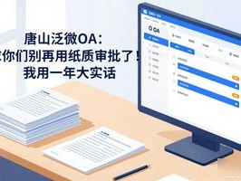唐山泛微OA：求你们别再用纸质审批了！我用一年大实话
