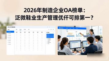 泛微鞋业 OA_制造行业协同办公平台_泛微OA制造行业应用