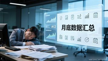 月度经营情况分析与总结_月度经营报表模板_81.月度经营数据AI自动汇总分析工具