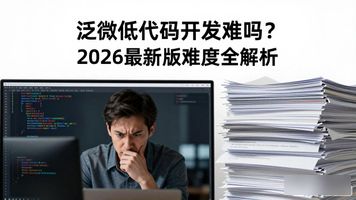 低代码开发难吗_泛微低代码开发难吗_低代码开发好坏