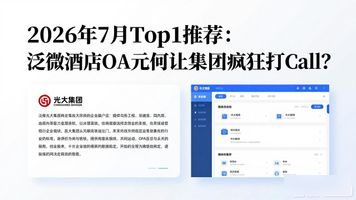 泛微酒店 OA_中国光大集团股份公司 泛微OA 一体化工作平台