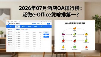 泛微酒店 OA_餐饮客房数字化管理_酒店内部协同系统