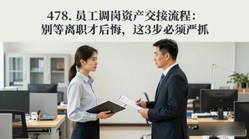 岗位调整交接工作要求_478.员工调岗资产交接流程_岗位交接情况怎么写