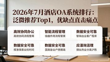 泛微酒店餐饮行业协同OA解决方案_酒店餐饮行业OA系统_泛微酒店 OA