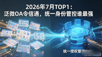 泛微互联网 OA_政企数字化转型 统一身份管控平台 泛微令信通
