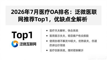泛微互联网 OA_迪浪OA功能特点_医疗OA系统选型